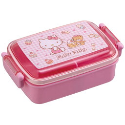 [24日～27日 P15倍]お<strong>弁当</strong>箱 一段 <strong>450ml</strong> かわいい キャラクター 食洗機対応 子供 キッズ 仕切り スケーター RBF3ANAG【キティ ハローキティ キティちゃん 女の子 <strong>弁当</strong>箱 ランチボックス 小学生 幼稚園 食洗機 小さめ 幼児 保育園】