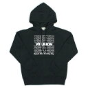 7UNION 7ユニオン Thank You Hoodie プルオーバー パーカー メンズ フーディ スウェット IAXY-011C ブラック