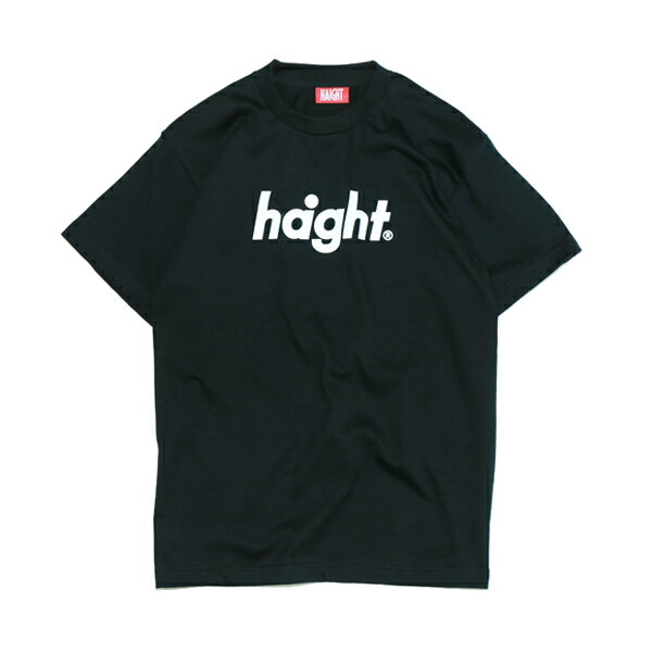 【 HAIGHT Round Logo T-Shirt BLACK 】 ( haight ヘイト t-shirt Tee Tシャツ ブラック 電子タバコ VAPE )