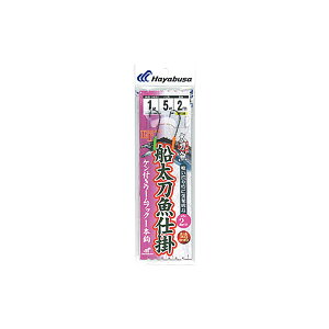 FINA　ハヤブサ 一刀両断　船太刀魚仕掛　1本鈎2セット　ハリス6号−針2／0　号