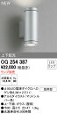 オーデリック エクステリアライト ポーチライト 【OG 254 387】OG254387 【RCP】【沖縄・北海道・離島は送料別途必要です】【セルフリノベーション】