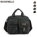 WOODYBELLY ショルダーバッグ メンズ 帆布(キャンバス生地)オシャレなシルバープレート 斜め掛け(斜めかけバッグ)は大容量収納で軽量 軽い 通学 通勤 男性 レディース 父の日 プレゼント 肩掛けバッグ 帆布バッグ 旅行用 コットン 鞄 かばん ブランド