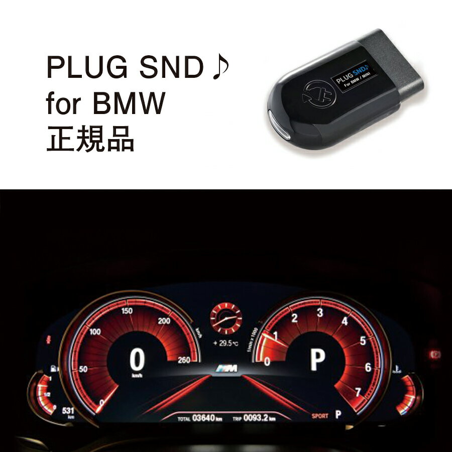 【国内正規販売店】PLUG SND for BMW 作業不要 挿込むだけ BMW用 コードテック CodeTech 工事不要 ゴング音を変更 PL3-SND-B001 送料用 無料 PLUG SND