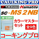 【全9色】ハマタイト 変成シリコーン系 SC-MS 2 NB(旧名:スーパーII) e-can(把っ手は別売り)4リットルセット×2 / ケース カラーマスター155g×2袋セット
