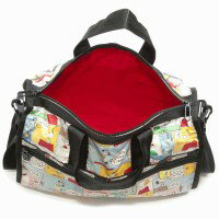 LeSportsac レスポートサック7184-P687 PEANUTS SNOOPY PATCHWORK/スヌーピーパッチワーク Medium Weekender(ミディアムウィークエンダー)ボストンバッグ/旅行/宿泊/合宿 【f】【新品/未使用/正規品】