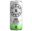 <アメリカで話題沸騰!> ブリュードッグ クリーン&プレス ハードセルツァー(アルコール入り炭酸飲料) スマッシュド カクタス&ライム 5.0% 330ml