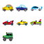 お名前シール(スタンダード 撥水 134ピース) ゴーゴー自動車【代引不可 送料無料 クロネコDM便】 (おなまえシール ネームラベル 子供 幼児 小学生 幼稚園 男の子 入学祝い).
