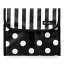 おむつポーチ クラッチタイプ wide stripe(broadcloth・black)【オムツケース おむつ入れ おむつバッグ】(赤ちゃん ベビー 出産祝い男の子 女の子)