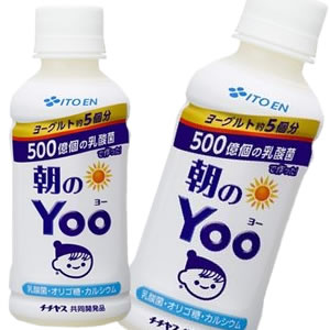 伊藤園×チチヤス共同開発！朝にぴったりの清涼飲料【朝のYoo PET 200ml×30本入…...:ccsz:10000495