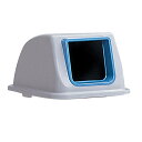 テラモト エコ分別カラーペール90 蓋 もえないごみ(オープン)青 (代引不可) DS-252-413-3