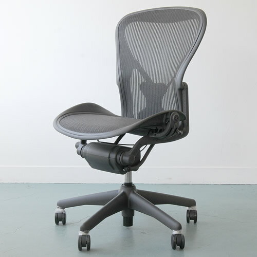 AEL-04 Herman Miller ハーマンミラー アーロンチェア 【ライトシリーズ】グラファイトカラーベース ポスチャーフィットライト アームレス クラシック カーボン Bサイズ【送料無料】