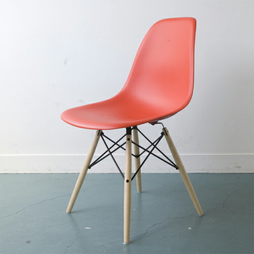 E2-1 Herman Miller ハーマンミラー Eames Shell Chairs イームズ シェルサイドチェアDSW/レッド DSW.BKZEE8【送料無料】