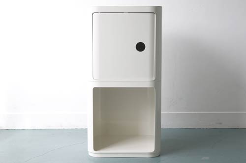 Kartell カルテル Square Element スクエアエレメント High＋High ハイ2段タイプ (天板1枚/扉1枚) SQE-4979・SQE-4979・SQE-4972・SQE-4978