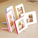 フォトフレーム 写真立て チェキ カラフル アイボリー 壁掛け 置き おしゃれ インテリア 北欧 THEHAKI SANDWICH PHOTO FRAME COLOR POLAROID 遊び心 明るい 鮮やか 掛け置き兼用 紙 クラフト かわいい 横 縦 写真 フォト シンプル 軽量 両面テープでか