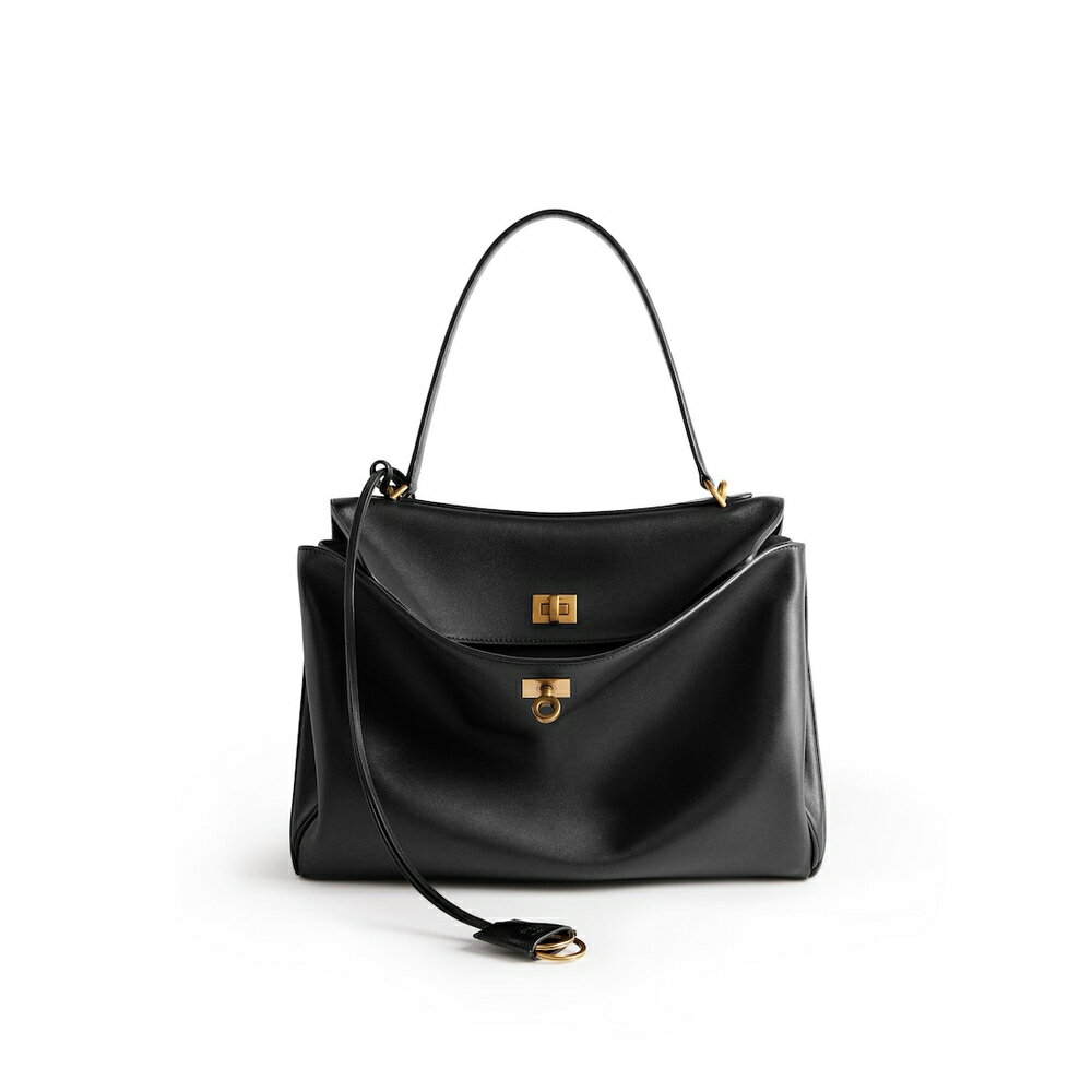 バレンシアガ BALENCIAGA メンズ RODEO ハンドバッグ ミディアム【ブラック 】【送料無料】【正規品】