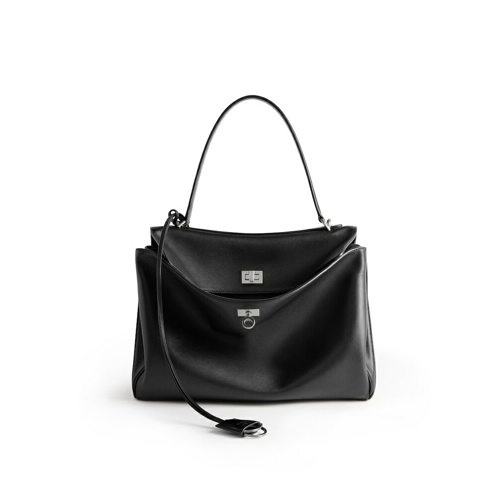 バレンシアガ BALENCIAGA メンズ RODEO ハンドバッグ ミディアム【ブラック 】【送料無料】【正規品】