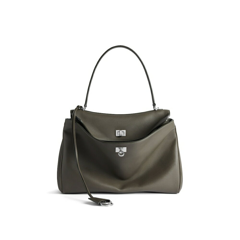 バレンシアガ BALENCIAGA メンズ RODEO ハンドバッグ ミディアム【カーキ 】【送料無料】【正規品】