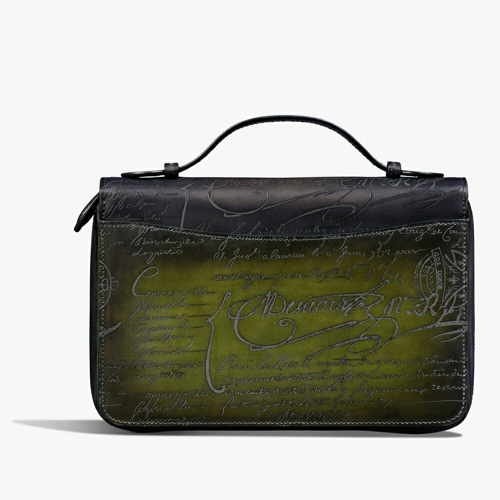 ベルルッティ Berluti ロング ジップウォレット 財布【nero grigio + nero caviar 】【送料無料】【正規品】