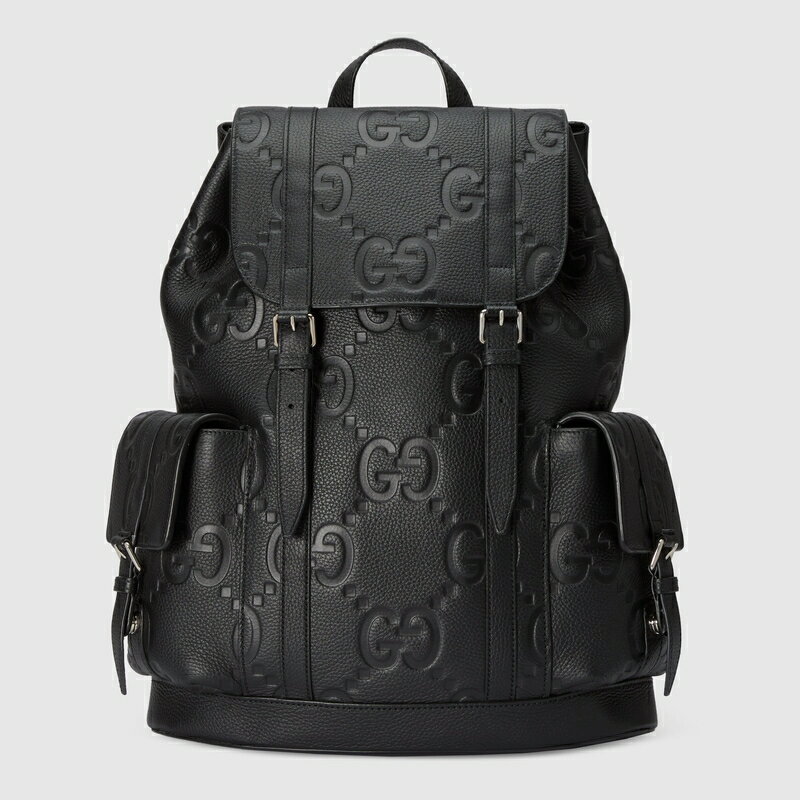 グッチ GUCCI メンズ ジャンボGG バックパック【ブラック レザー 】【送料無料】【正規品】