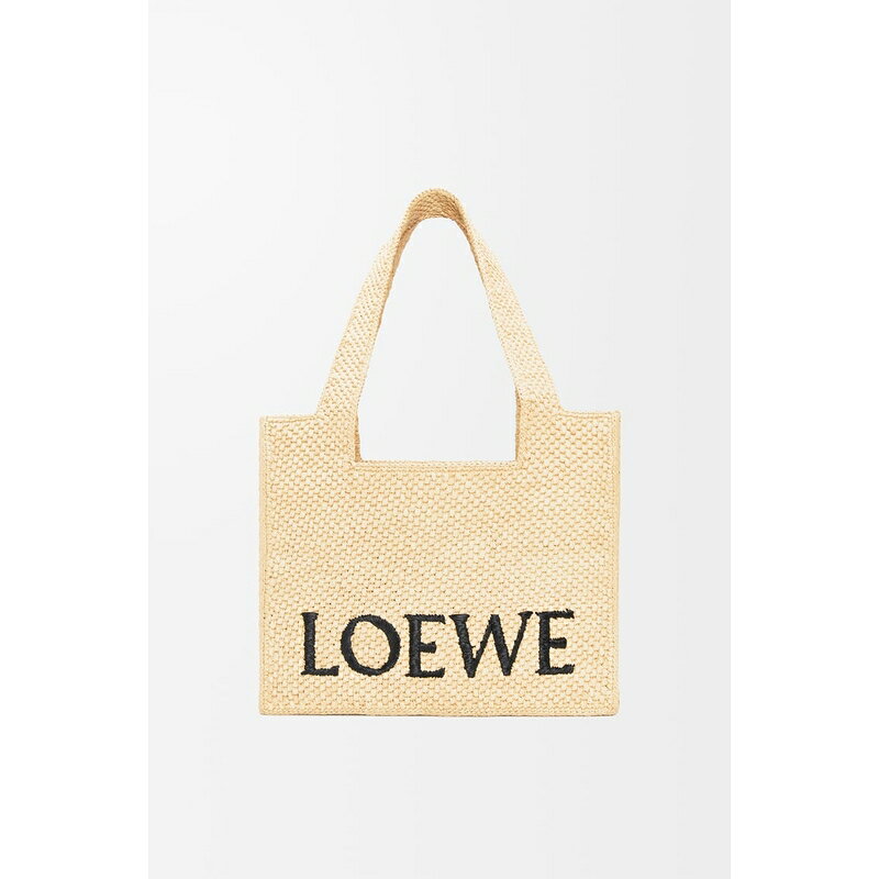 ロエベ LOEWE レディース ロエベフォント トートバッグ ミディアム【ナチュラル 】【送料無料】【正規品】