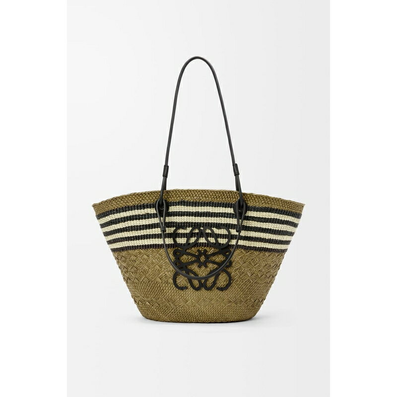 ロエベ LOEWE レディース アナグラム バスケット ミディアム【Dark Khaki/Black 】【送料無料】【正規品】