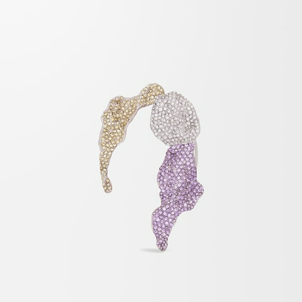 ロエベ LOEWE レディース グリッターフラグメント イヤーカフ【シルバー/ライトモーヴ/ペールイエロー 】【送料無料】【正規品】