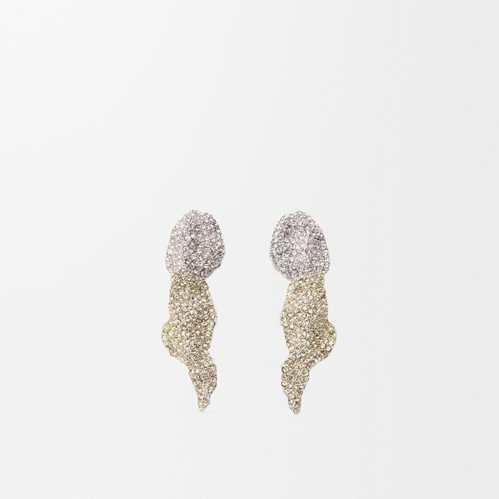 ロエベ LOEWE レディース グリッターフラグメント ピアス【シルバー/クリア/ペールイエロー 】【送料無料】【正規品】