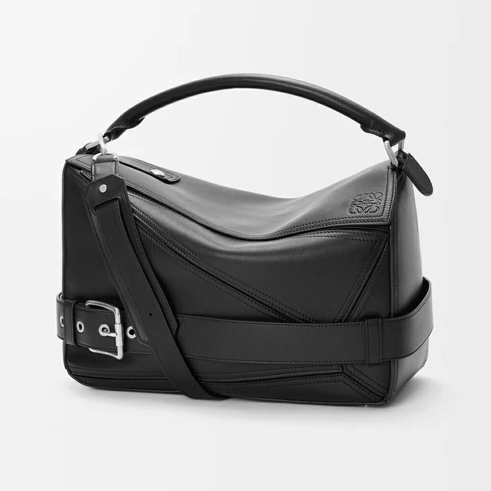 ロエベ LOEWE 2025秋冬メンズ パズル バイカー バッグ ラージ【ブラック 】【送料無料】【正規品】