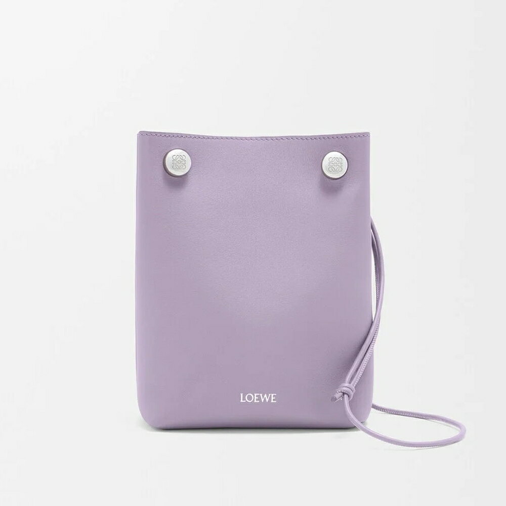 ロエベ LOEWE 2026春夏レディース ぺブル ポーチ【ダーティモーヴ 】【送料無料】【正規品】