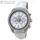 【オリンピック】オメガ OMEGA スピードマスター　SPEEDMASTER オリンピックコレクション OLYMPICCOLLECTION 321.58.44.52.55.001 メンズ ホワイト ウォッチ 腕時計 #100133