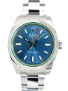 販売価格¥786,240-円を!ROLEX ロレックス ミルガウス 116400GV Zブルー文字盤 S1 未使用品 【中古】