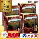 送料無料 《箱ワイン》バルデモンテ レッド 3L×4箱ケース (4箱入)赤ワインセット ボッ