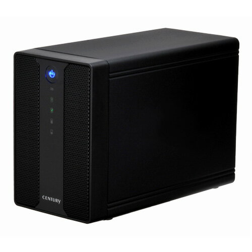 《次回4/上旬入荷》《送料無料》シンプルNAS BOX PLUS 2BAY CENTURY…...:century-direct:10001282