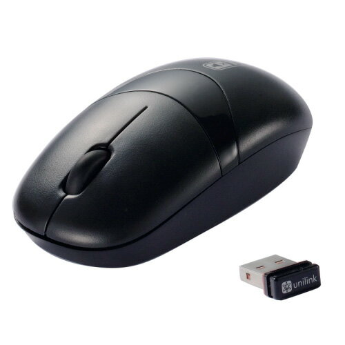 《期間限定特別セール》《送料無料》ワイヤレス2.4G サイレントマウス・ブラック[M326GB]クリック音は消し、クリック感は残したサイレントマウス