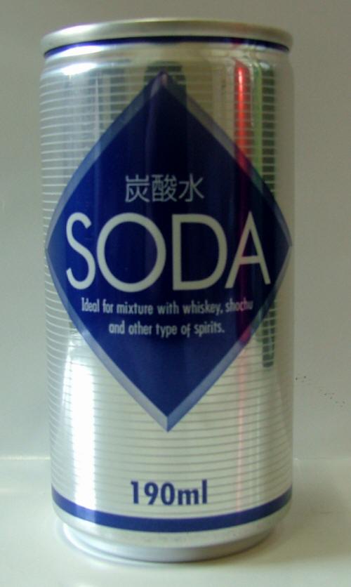 【炭酸水】IBJソーダ 炭酸水190g缶