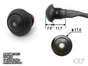 LEDインジケーター付き プッシュスイッチ 4mケーブル付き