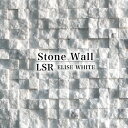 天然石 ストーン シート 壁材 石材 ストーンモザイク 内装 高級感 DIY【 LSRシリーズ エリーゼホワイト シート販売】