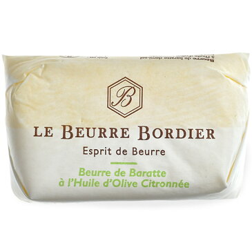 フランス産 ボルディエ［Bordier］バター オリーブオイル＆レモン125g［冷蔵/冷凍］