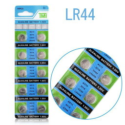 送料無料 ボタン電池 LR44 AG13 357A CX44 LR44W10個セット　／1.55V