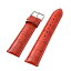 アレス ALLES wbe19a005 工具不要で取付簡単 腕時計用ベルト クロコ型押し レッド 19mm レバーピン 時計バンド 革バンド ベルトのみ