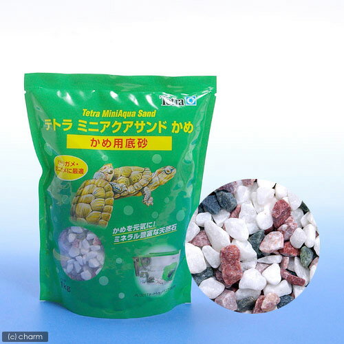 テトラ　ミニアクアサンド　かめ　かめ用底砂　1kg（緑パケ）【関東当日便】