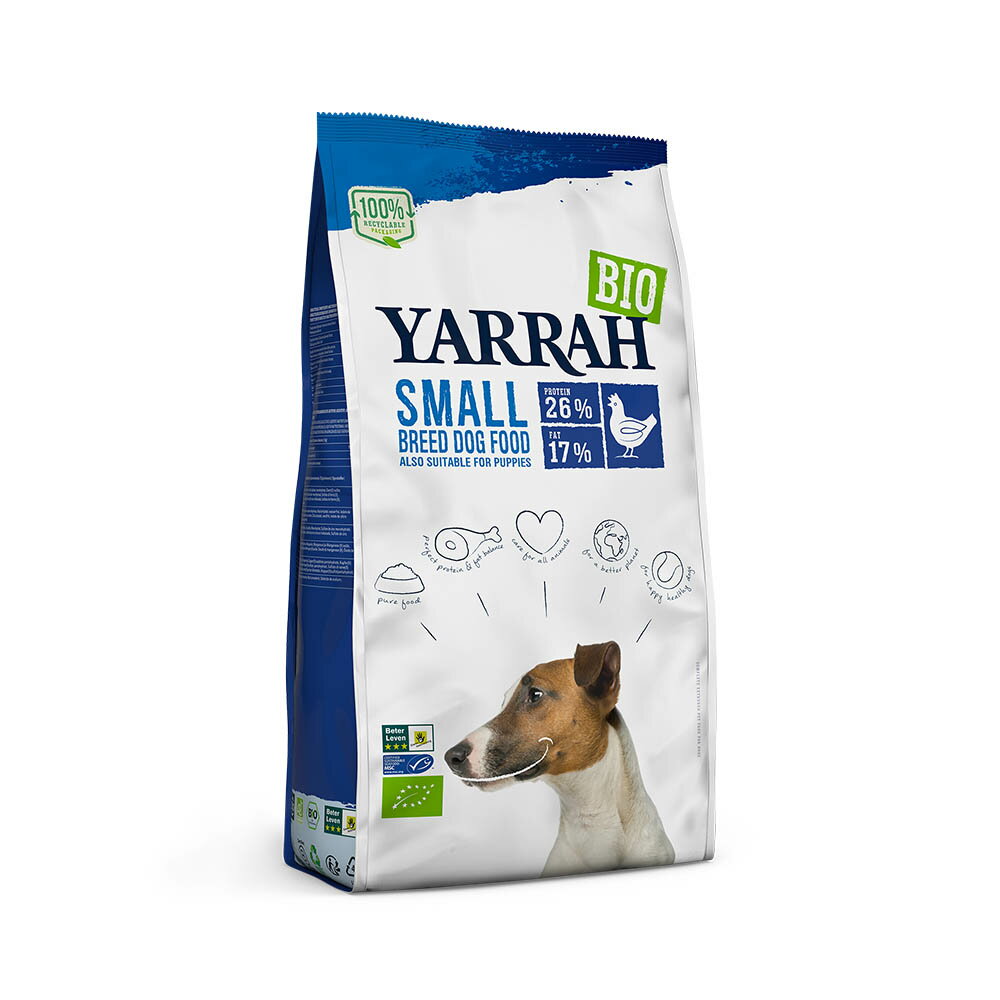 YARRAH（ヤラー）　オーガニックドッグフード　小型犬専用　2kg【関東当日便】【HLS_DU】