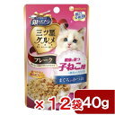 ボール売り 銀のスプーン 三ッ星グルメ パウチ 健康に育つ子猫用 まぐろ入りかつお 40g 1ボール12袋 銀のスプーン 関東当日便