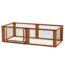 リッチェル ペット用木製3WAYサークル 6面50H 犬 ケージ ゲージ サークル 折りたたみ 関東当日便