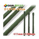 簡易梱包 DAIM 園芸支柱 すくすく竹 イボ付(直径11mm×長さ1200mm)(1本) 家庭菜園 ベランダ菜園 関東当日便