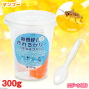 作れるゼリー マンゴー 300g(完成時) エサ スズムシ コオロギ用ゼリー状フード 栄養強化 水分補給 関東当日便