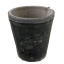 アンティークポット 直径13×13cm 黒 モスポット モスなし トール 多肉植物 コーデックス アガベ 鉢 5個 関東当日便