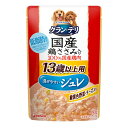 箱売り 銀のさら パウチ 国産鶏ささみ入り ジュレ 緑黄色野菜・チーズ入り 13歳以上用 80g 超高齢犬用 1箱60袋入 関東当日便