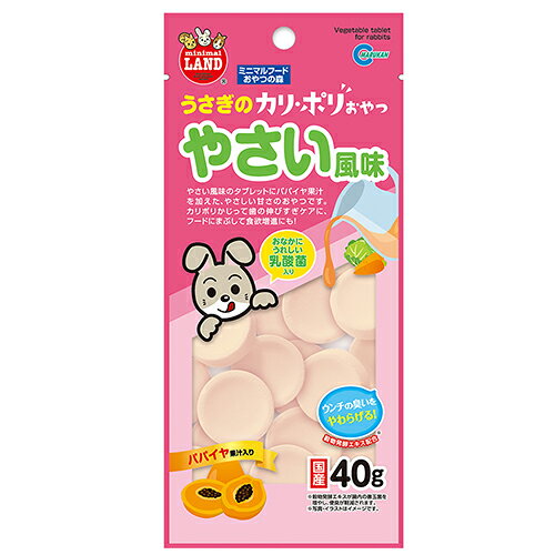 マルカン うさぎのカリポリ やさい風味 40g 関東当日便