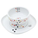 猫壱 ハッピーダイニング 脚付ウォーターボウル SAKURA 2018+食器トレー シングル【HLS_DU】 関東当日便